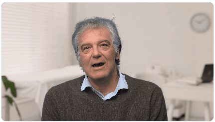 Volto di un paziente nell'ambiente di simulazione BrainAI